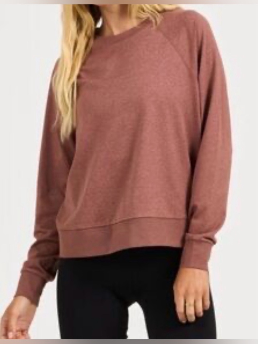 Vuori Halo Crewneck Pullover Long Sleeve Rust Brown Size XL/XXL - Picture 1 of 6